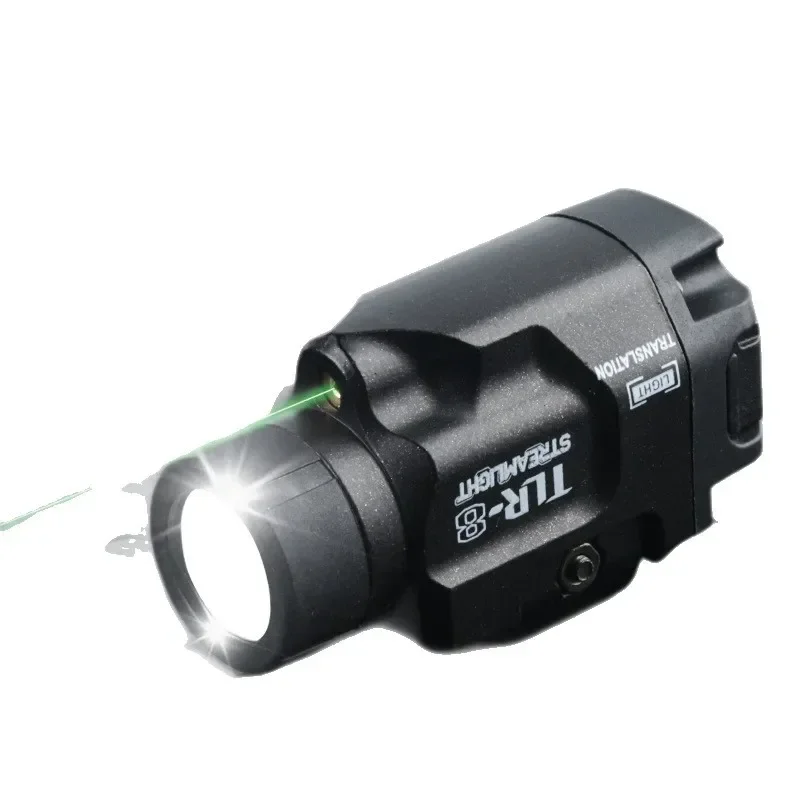 Metall TLR-8 Strobe LED Unterrohr-Taschenlampe, Universelle 20MM Schiene Verstellbare Starklicht-Taschenlampe Passend für Glock – Detail 6