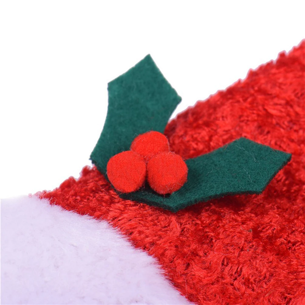 

Christmas Hat Neck Suit Costume for Dog Kitten Santa Animal Headwear Cat Collar Holiday Costumes Pets Winter Outfits Tag