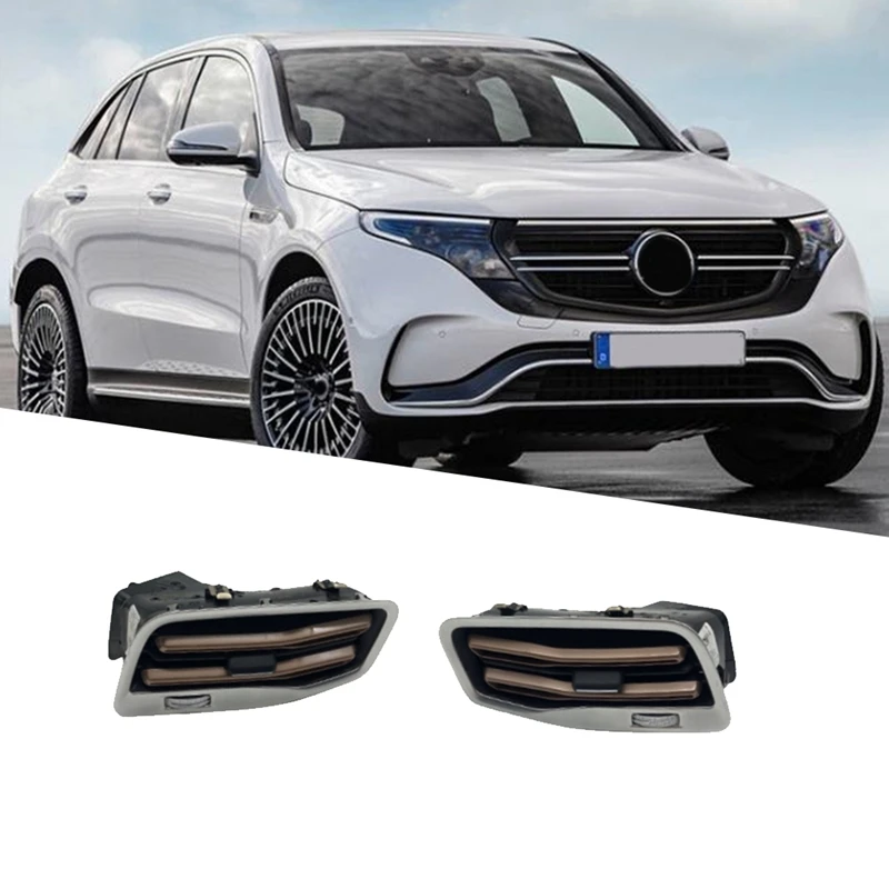 LHD rakitan kisi ventilasi udara kanan kiri untuk Mercedes Benz EQC N293 2018-2022