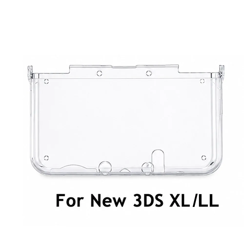 Clear Plastic Protective Hard Shell Scratch Resistant Transparent Game Console Case for 3DS 3DS XL LL New 3DS New 3DS XL/LL
