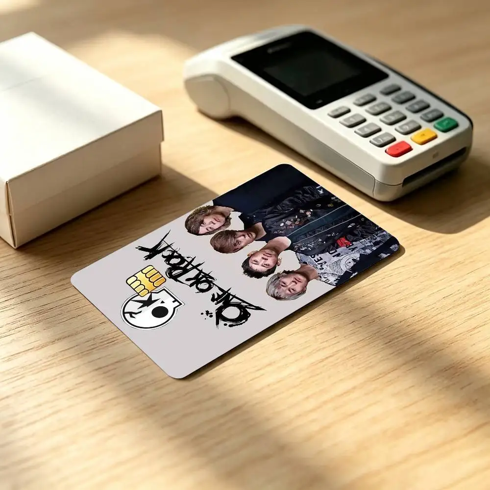 ONE OK ROCK B-Band Credit Card HD Stickers Game Card Decal Small Chip Waterproof Sticker Gift