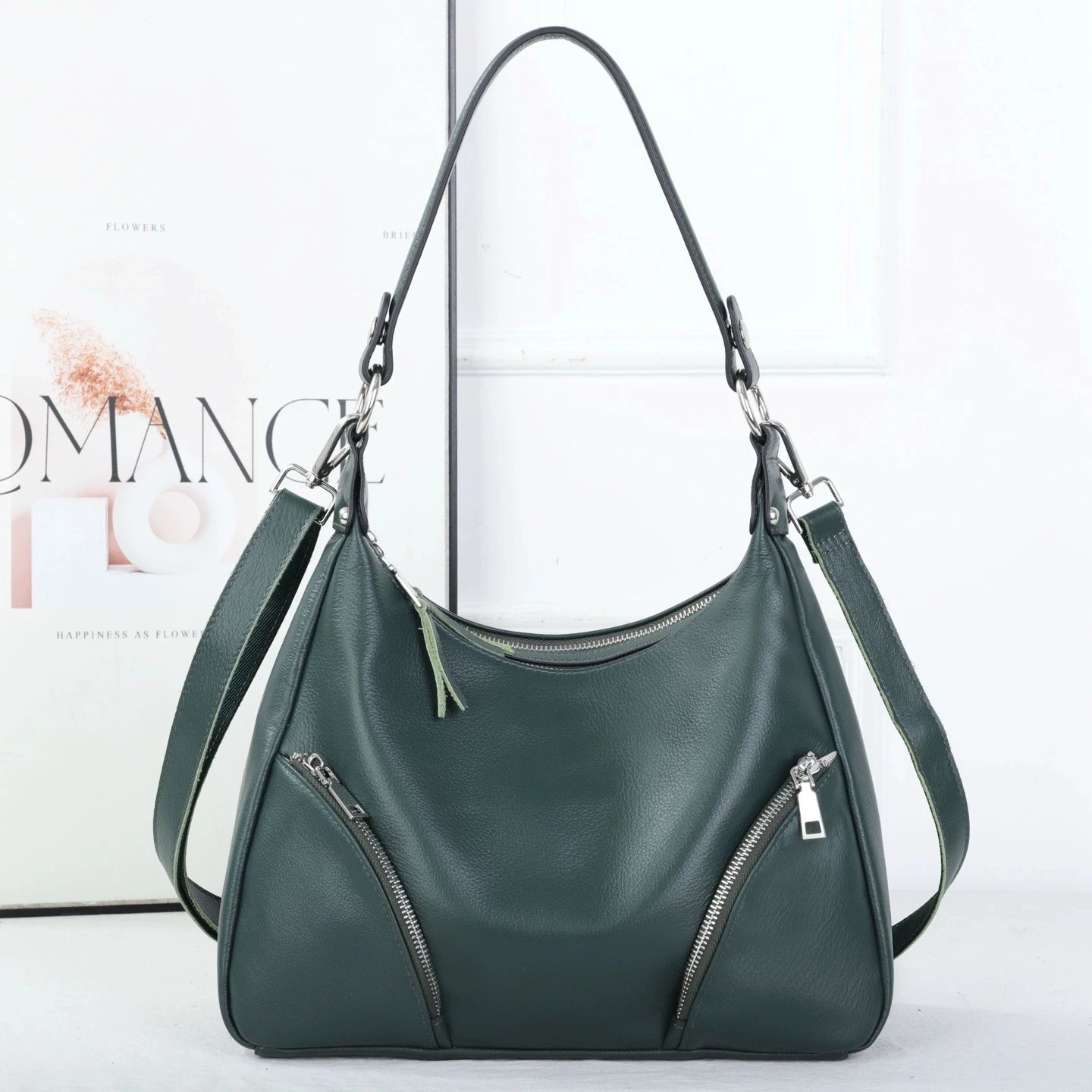 

2026 New Women Genuine Leather Shoulder Bag Casual Cow Leather Crossbody Bags Fashion Ladies Cowhide Handbag