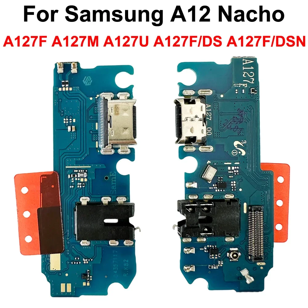 GEFENSI Charging Flex For Samsung Galaxy A12 Nacho SM-A127 USB Charge Port Jack Dock Connector Charging Board Flex Cable