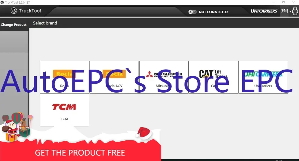 

AutoEPC TruckTool 3.2.8 ( Diagnostic Program for Mit-subishi , CatForkLifts, Rocla, TCM, UniCarriers Fork Lifts)+keygen