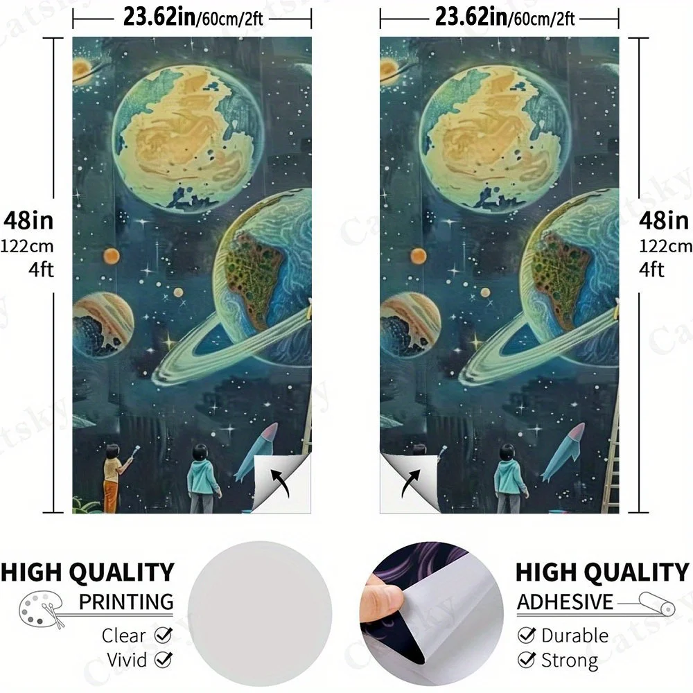 House Painting Universe   Sandbag Board Sticker.This sandbag board sticker is made from high-quality materials, offering excelle