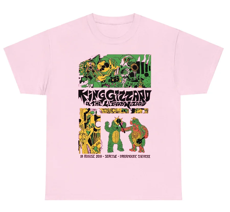 Мужская футболка King Gizzard And The ящерица Wizard