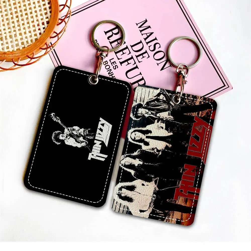 

Картхолдеры Rock Band T-Thin LizzyS: защитные чехлы для студенческих удостоверений, карт доступа в кампус, брелоки для ключей с защитой от потери