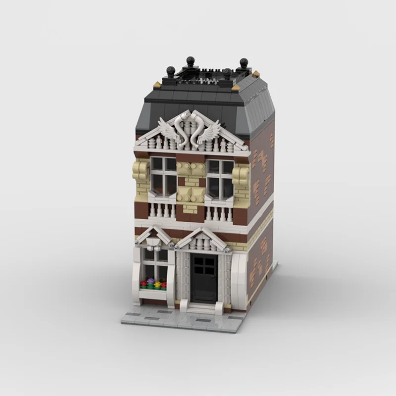 1622 pçs moc casa modular modelo modular blocos de construção brinquedos construção montar diy criativo presente natal educação crianças