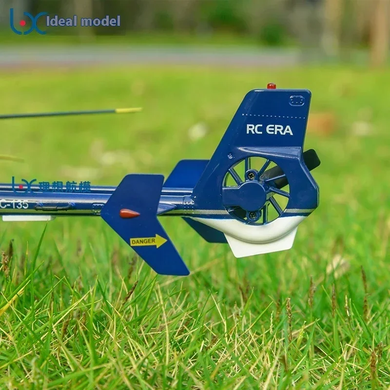 Modelo de aeronave de controle remoto, helicóptero realista, simulação de quatro canais, Mini, Ec135, C187, 1:48