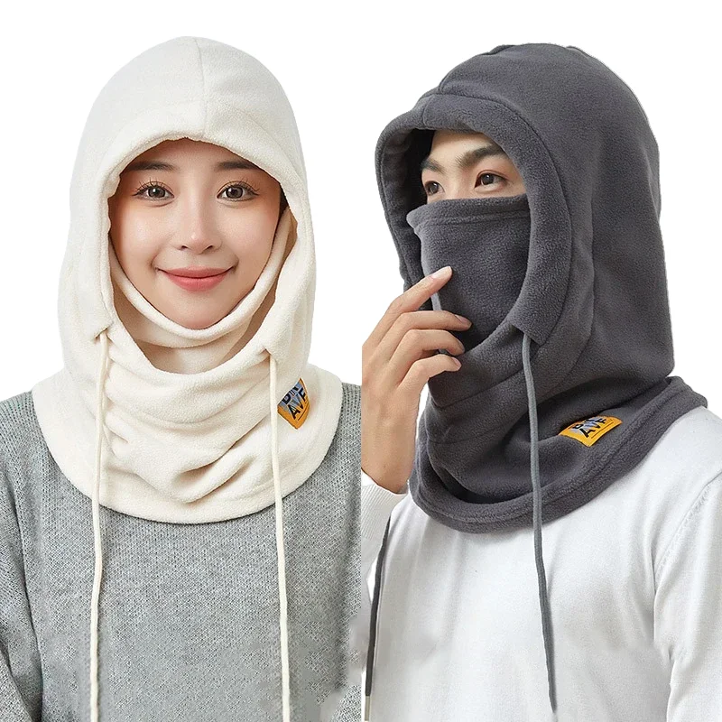 AliExpress NONE Winter Warm Hat with Mask Neck Warmer 3-in-1 Windproof Balaclava for Men and Women hat Cycling Hiking Cold Weather Protection