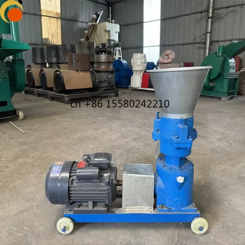 2026 hot for Household Small Animal Feed Pellet Machine Iron 500kg/h Capacity Customizable Pellet Size Electric Engine