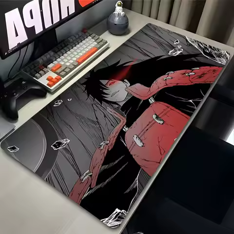 Mouse Pad Office PC Gaming Accessories N-narutoS Keyboard Pad Japan Anime M-madara Desk Mouse Mat Laptop U-uchiha Gamer Mousepad