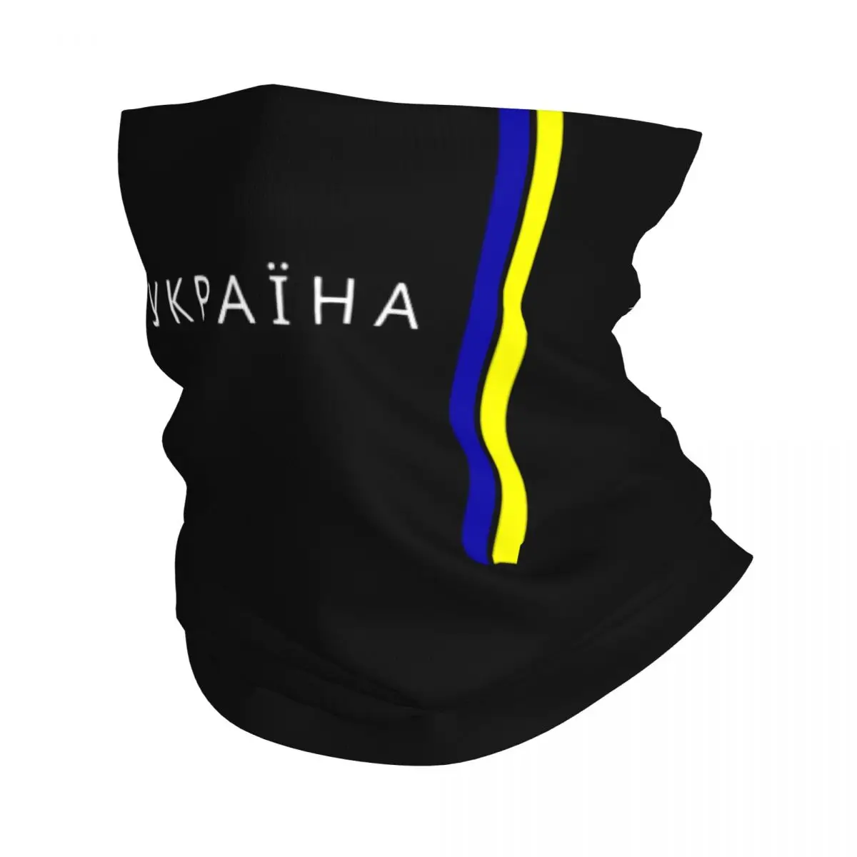 Ukraine Flag Bandana Neck Gaiter Printed Balaclavas Wrap Scarf Multifunctional Cycling Running Unisex Adult Washable