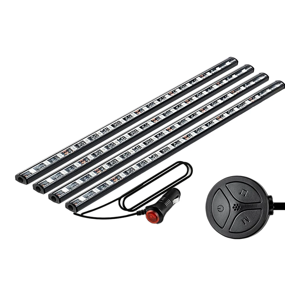 

72LED 4 Strips with APP Control Car Atmosphere Light LED Indoor Lighting Indoor Lighting Car LED 12V