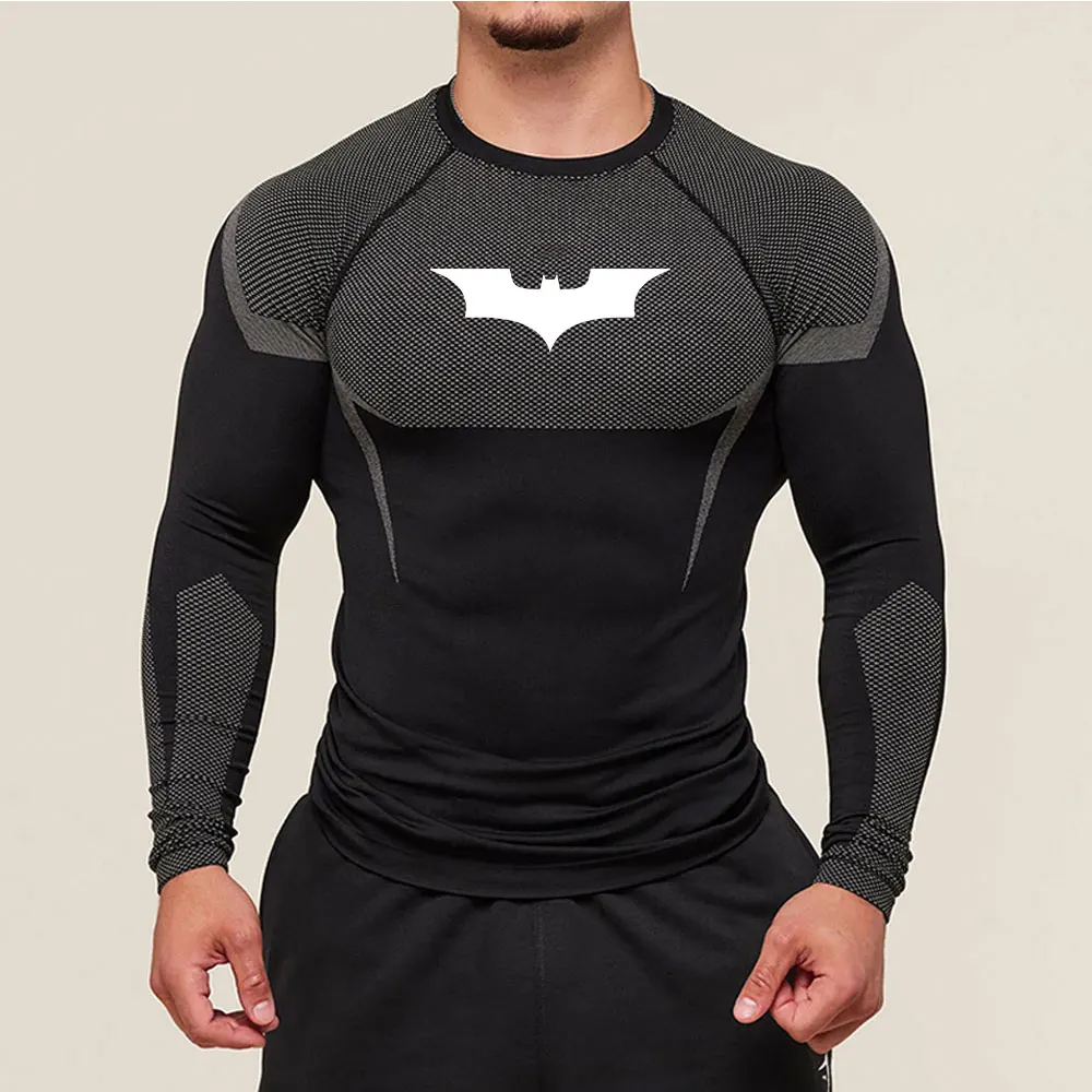 Men's T Shirt Summer Compression Clothing Gym Sports Outdoor Training Tshirt Running Exercise Speed Ventilate T-shirts