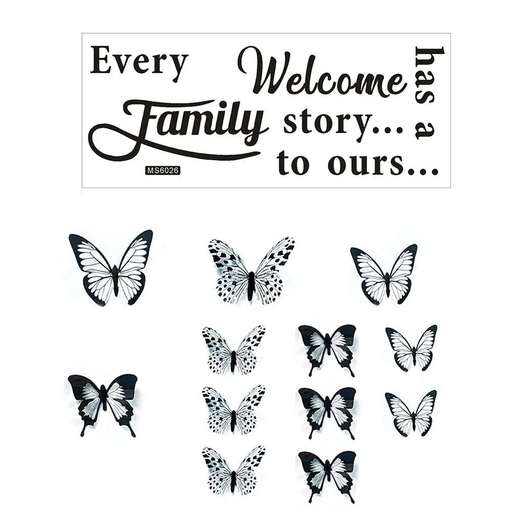 

Family Welcome Stickers Wall Decal Wall Lettering Art Words Wall Sticker Home Decoration Wedding Decoration Living Room Parts