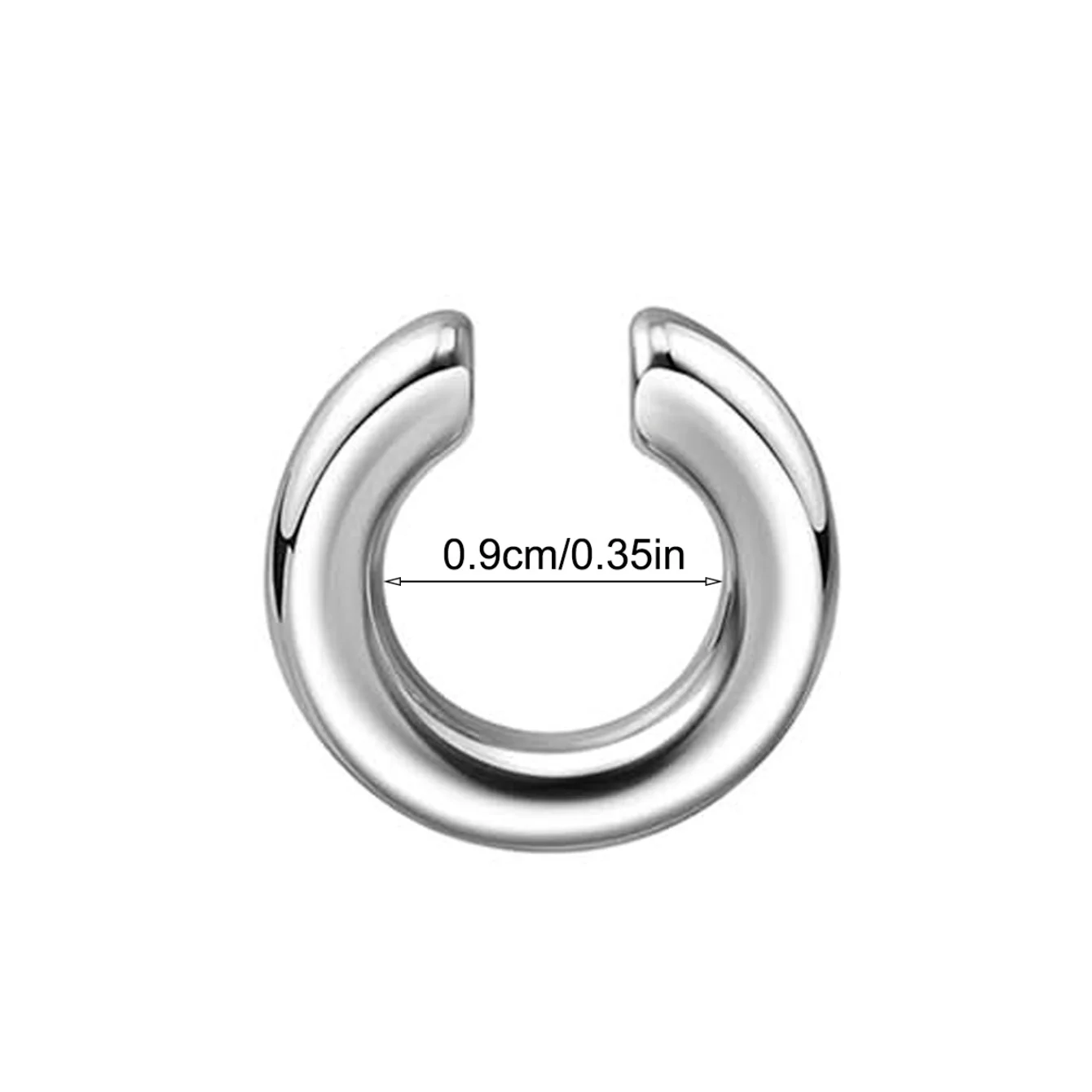 1pc Übertrieben c-Förmigen Nicht Piercing Nasenring Gefälschte Piercing Nicht Piercing Ohr Knochen Clips Für Männer ohr Manschette Ohrringe