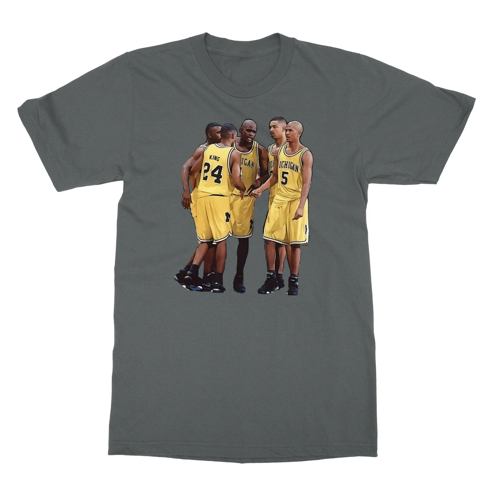 Fab Five Basketball Fan Men''S T-Shirt