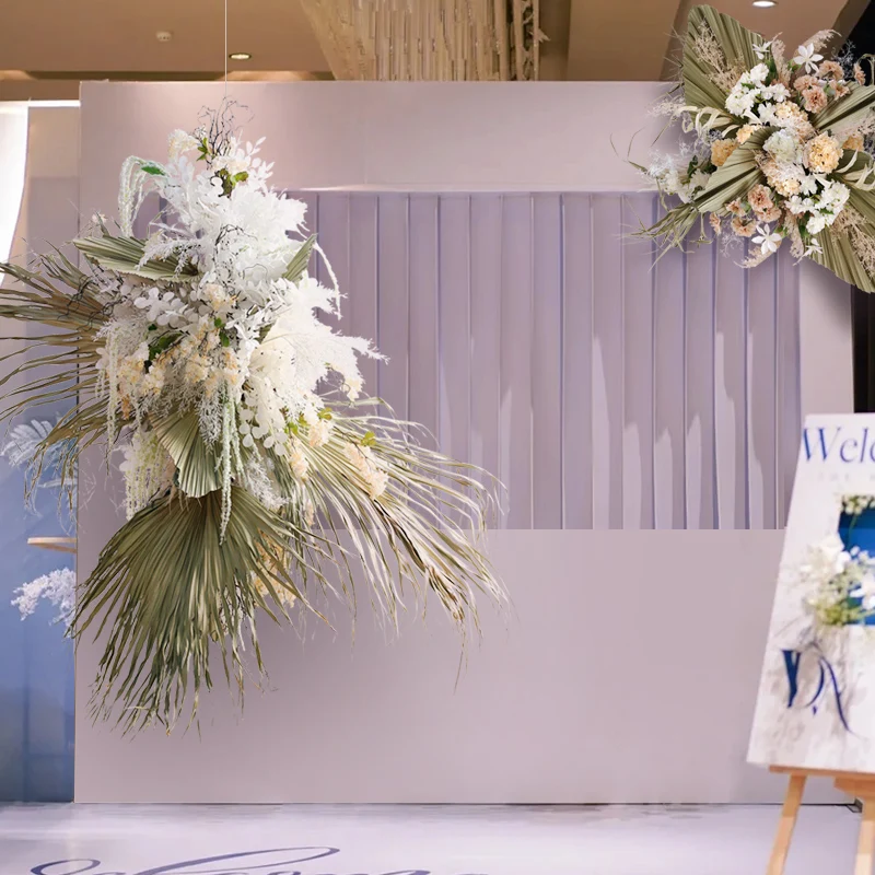 Simulation Hanging Flower Window Space Floral Art Hotel Restaurant Soft Decoration Interior Decoration