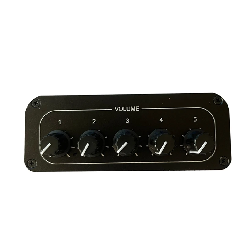 AU-105RCA Audio Distributor Stereo Audio Mixer 1 Input 5 Output Multi-Channel Audio Distributor For RCA Volume Controls