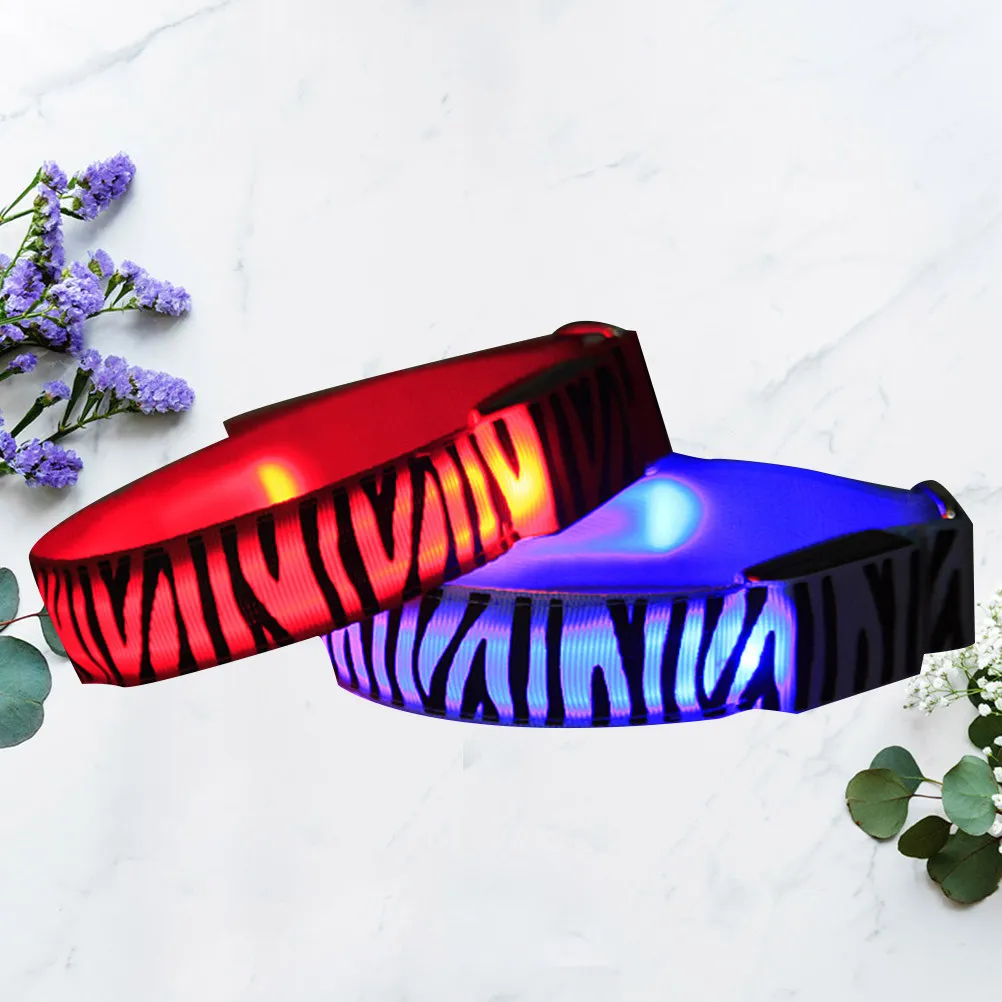 

2Pcs Flashing Arm Bands Waterproof Glowing Wristbands for Adults Outdoor Activities Carnival Christmas Party Favors Adjustable