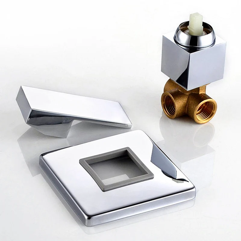 Shower Faucet Copper into Wall Hide Embedded Hot/Cold mixing valve Bath Shower Faucets