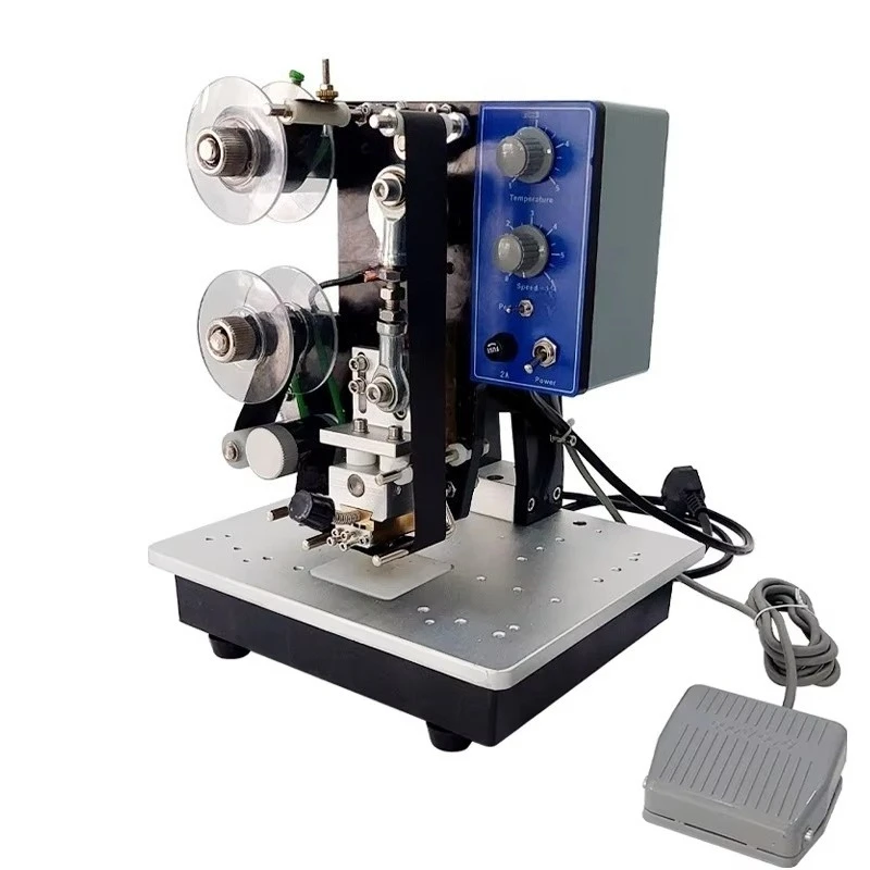 Semi Automatic Hot Stamping Ribbon Coding Machine For Printing Expiry Date Batch Number On Foil Pouch - view 4