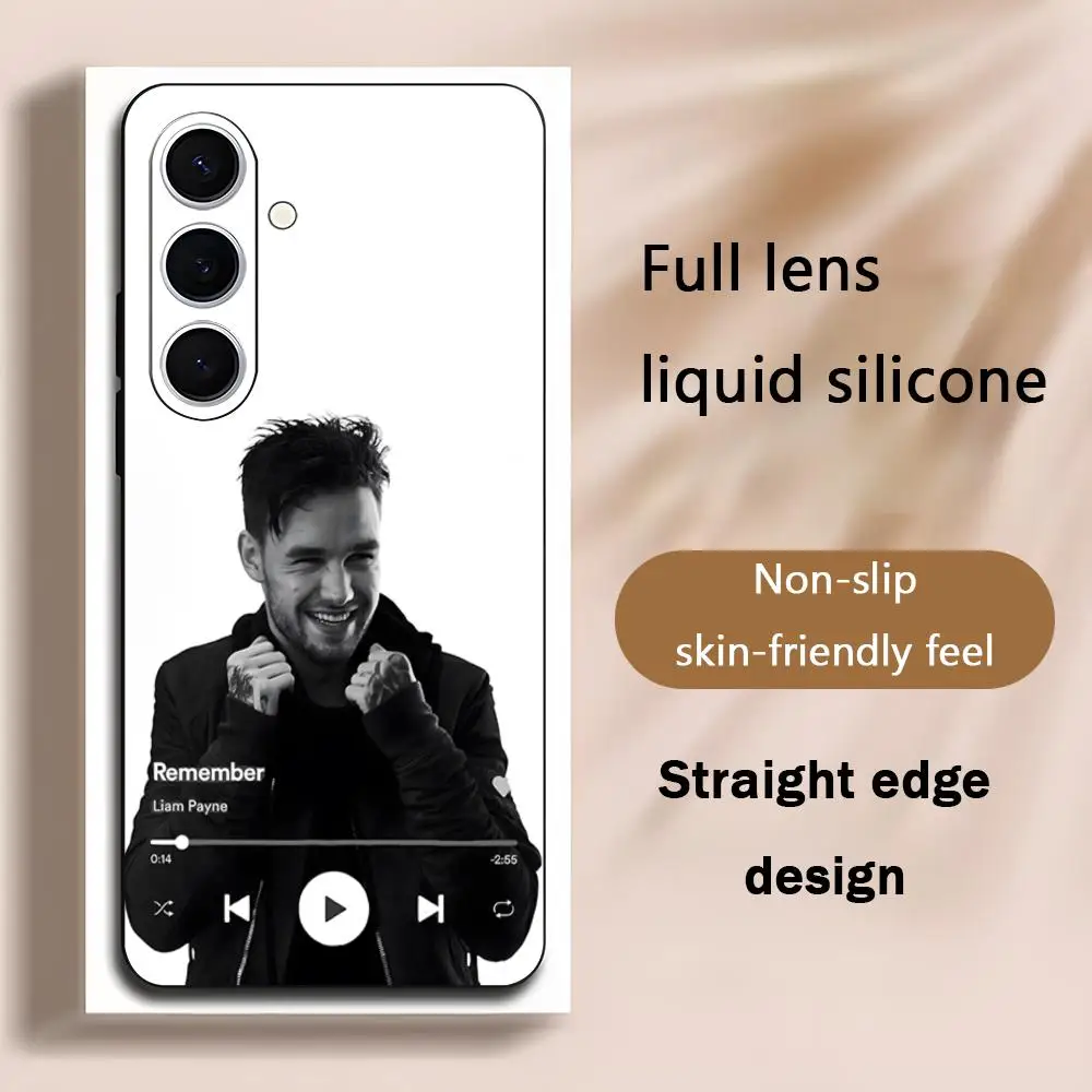 Liam Payn Star Singer  Phone Case For Samsung Galaxy S26 S25 S24 S23 S22 S21 Plus Ultra Fold A Soft Black