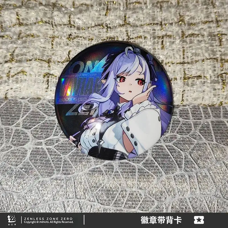 

Zenless Zone Zero Vivian Banshee Anime Acg Cosplay Halloween Metal Badge Bag Decor Pin Toy Fans Christmas Present Send To Friend