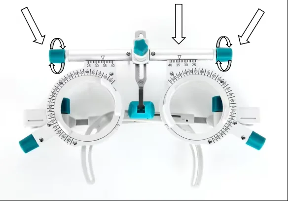 InnoVue Opto Portable Trial Frame CE ISO Certified 1 Year Easy Operate Professional Optical Trial Lens Frame for Eye Exams