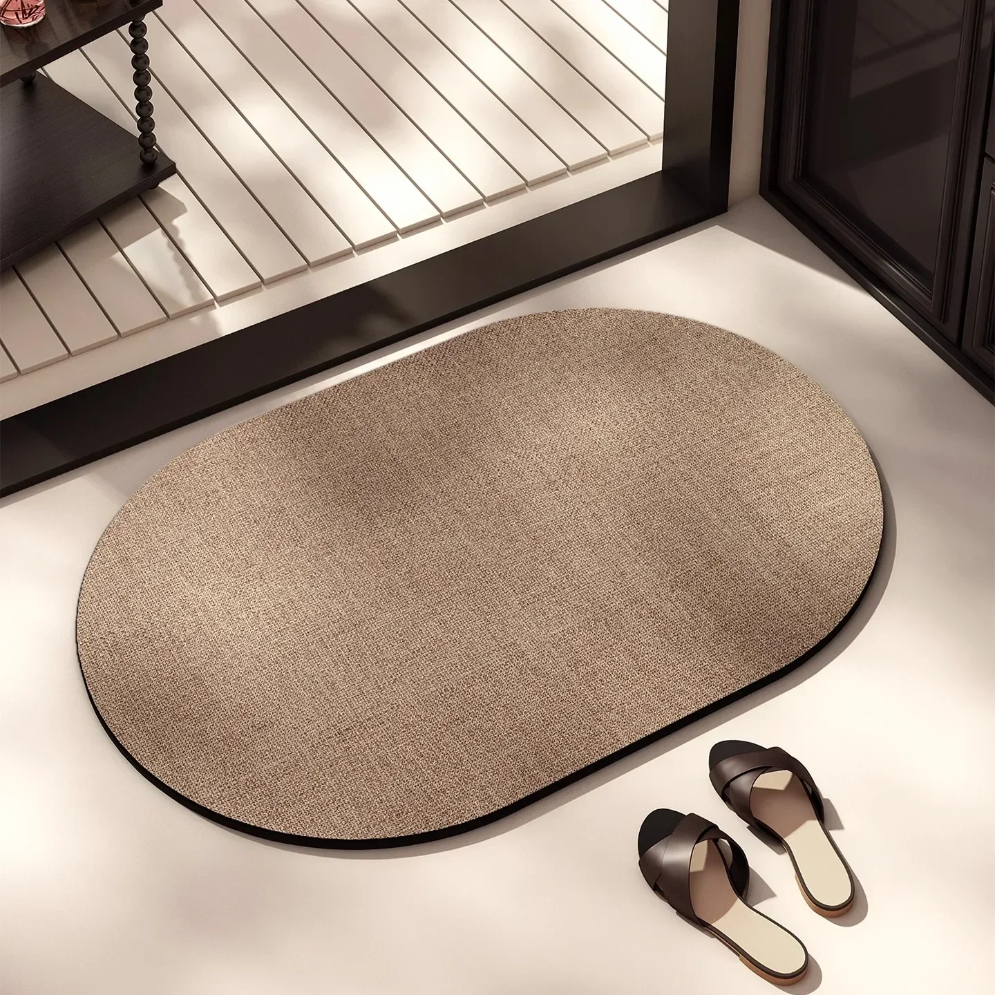 Bathroom Carpet Absorbent Non-slip Floor Mat Bath Mats Diatom Mud Rug Japanese Minimalist Style Home Decor Rugs Alfombra de baño
