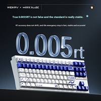 WEIKAV K-ONE 80 All-aluminum gaming Magnetic Switch Keyboard Wireless Tri-Mode Gaming Office Wired Bluetooth 2.4G Customization