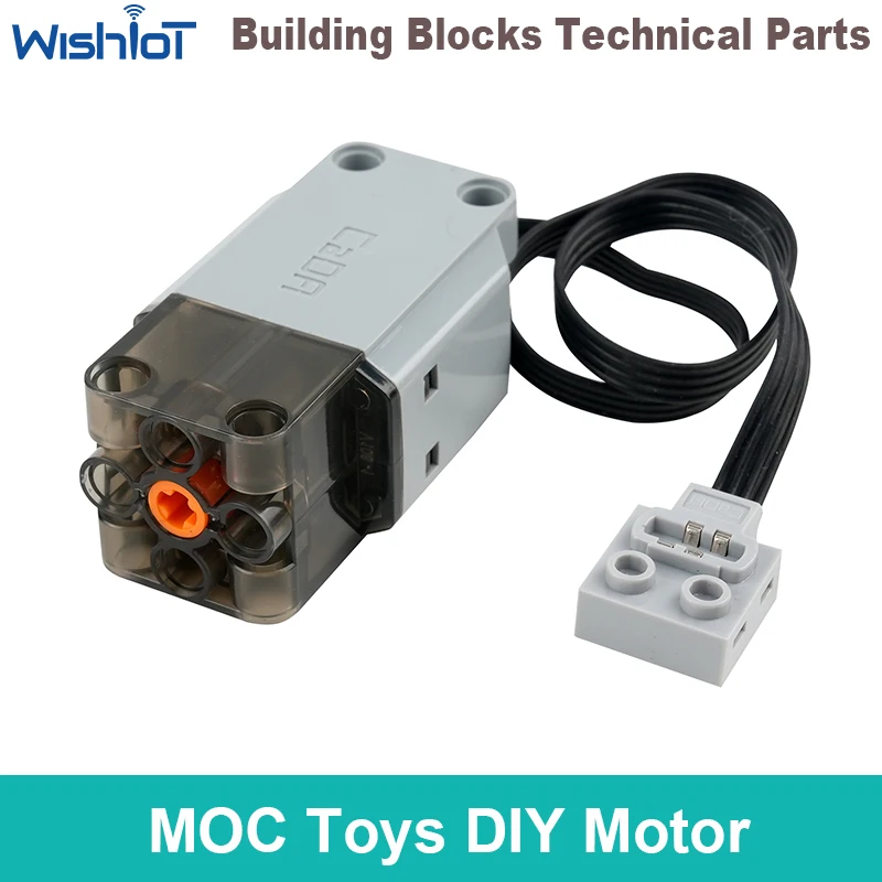 Piezas de Motor técnico CaDA, funciones de potencia MOC, bloques de construcción, actualización de Motor L mecánico, Compatible con Legoeds