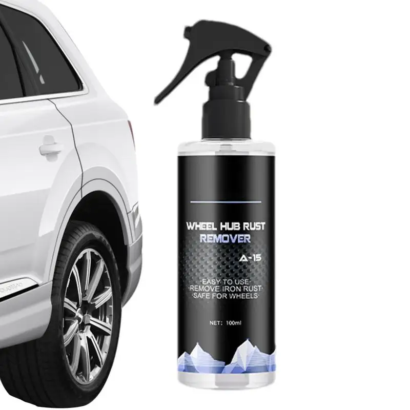 Rim Cleaner Spray Auto Tire Cleaning Agent Automotive Wheel Care Car Detailing Accessories Safe Wheel Degreaser For Aluminum