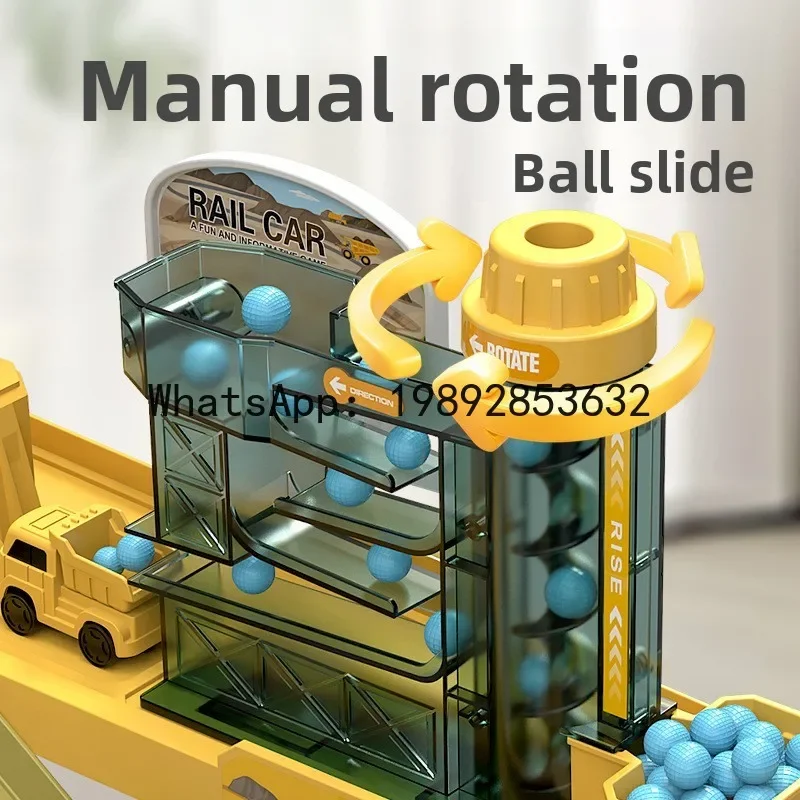 Mining Truck Adventure Track Car Sliding Car Parking Lot Educational Toy
