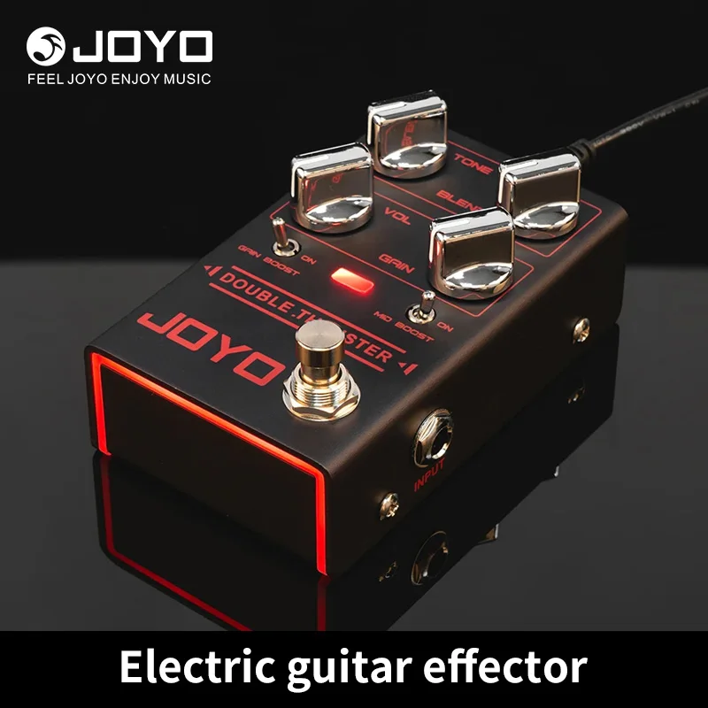 

JOYO R-28 Двойная тяга, бас-педаль эффектов Overdrive, доставка острой и зернистой, высокая частота