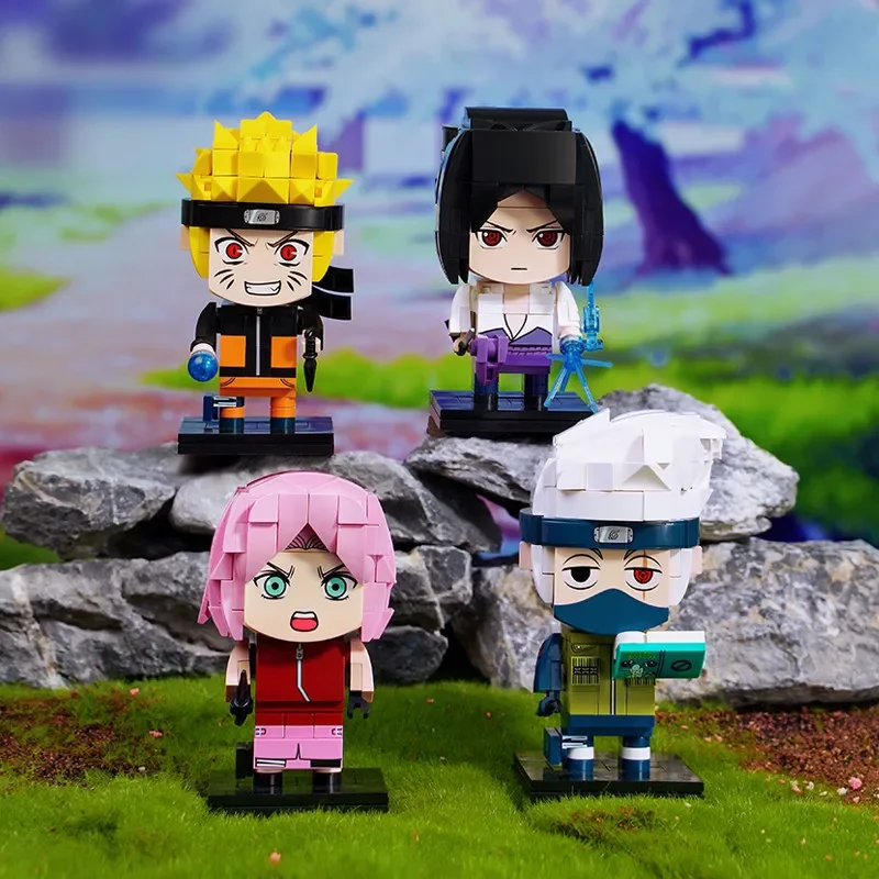 Keeppley Naruto Assembled Building Blocks Toy Model Desktop Ornaments Xuanwei Naruto Doll Children\'s Holiday Gift