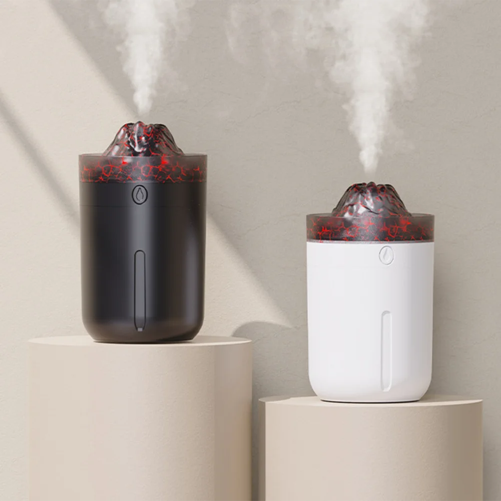 330ML USB Humidifier with Color Light for Desk Bedroom and Car Use with Ultra Quiet Operation and Adjustable Spray Settings