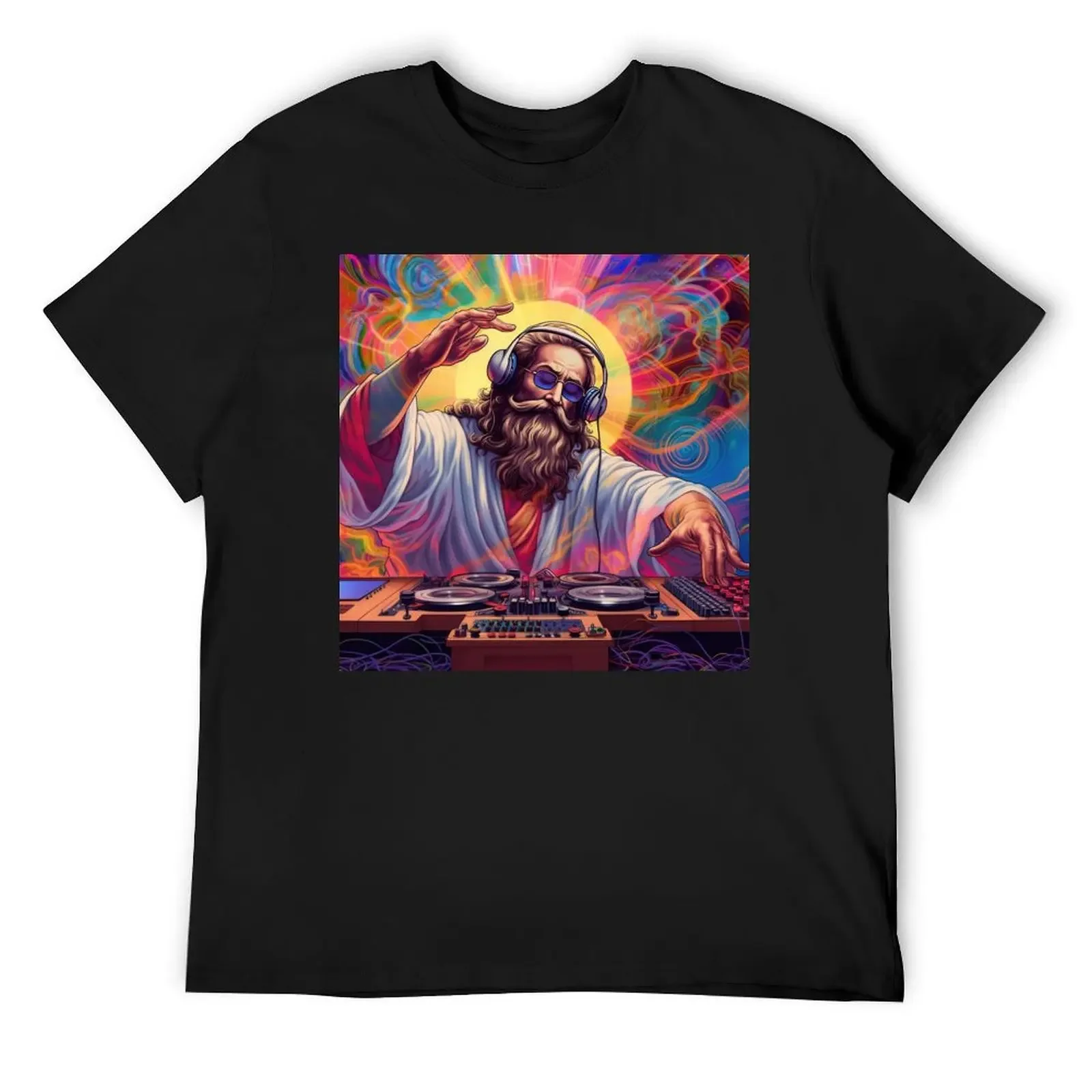 

God is a DJ Series T-Shirt heavyweights sweat kawaii clothes men tshirt
