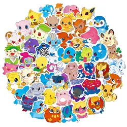 10/30/50pcs Kawaii Pikachu Charmander Pokemon Stickers Toy Cute Anime Graffiti Decals Phone Laptop Luggage Cartoon Sticker Decor