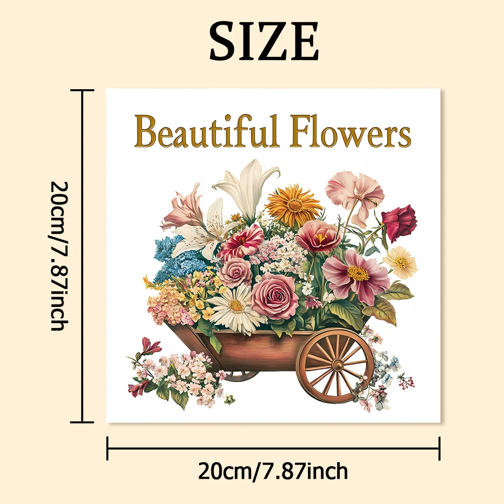 Beautiful Flower Patterns Coloring Book for Adults Cute Drawing Book Perfect Gift for Party and Birthday