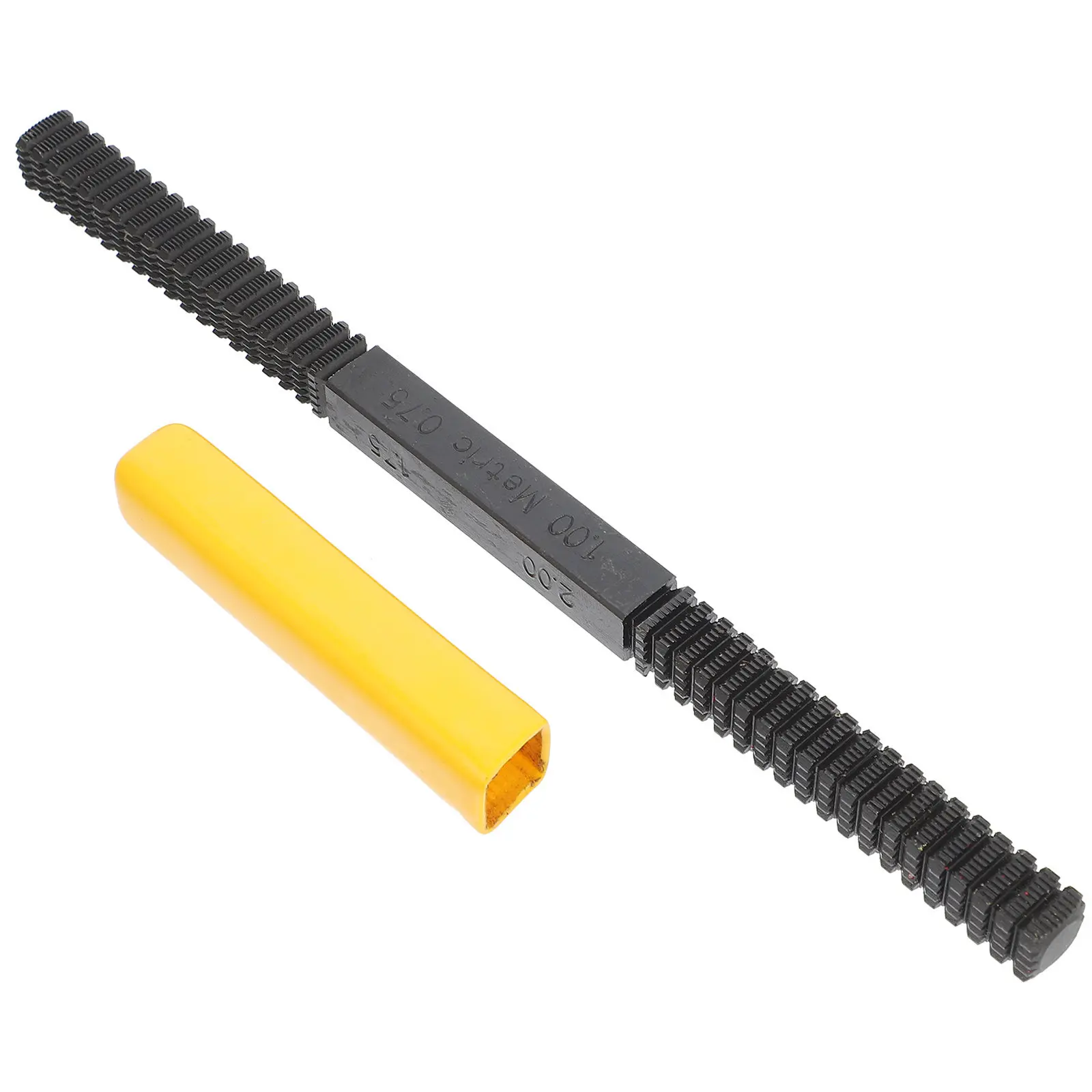 Thread Restorer File 8 Piece Kit with Multiple Pitch Sizes 1Mm 1.5mm 2Mm 2.5mm 3Mm Professional Grade Steel Thread Correction