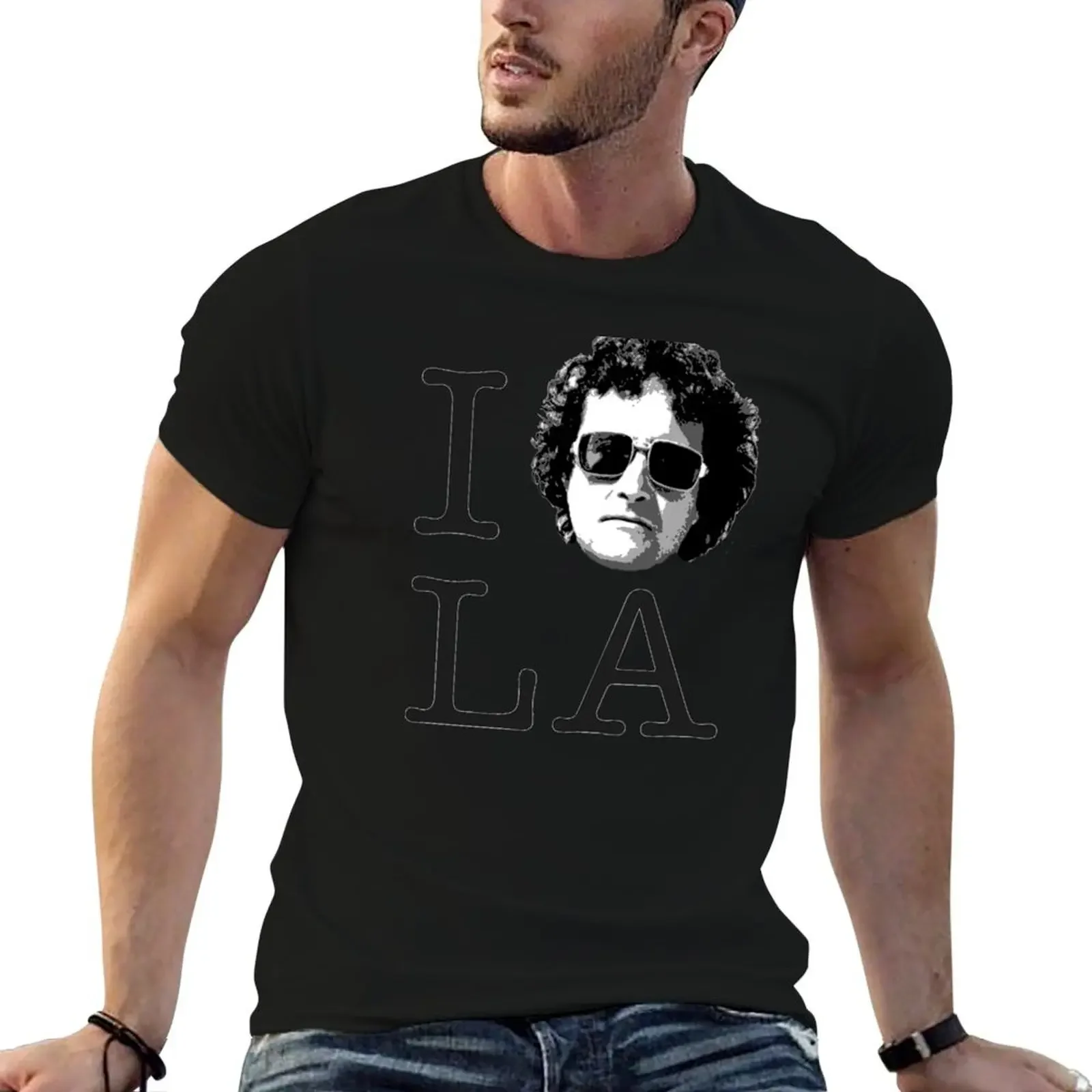 Randy Newman - I Love LA (Dark on Light) T-Shirt tops Short sleeve tee graphic t shirt vintage T-shirt men