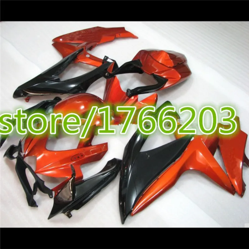 Addmotor Aftermarket  Fairing Fit for GSXR600 750 08-10 GSXR 600 750 2008-2010 K8 Orange Black