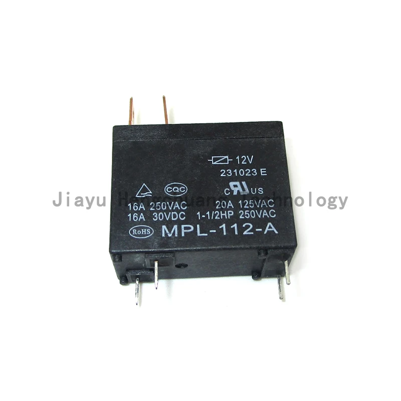 2PCS MPL-112-A 12V 302WP-1AH-C 12VDC JQX HF62F-012-1H 20A 4-pin 16A Water Heater Microwave Oven Relay