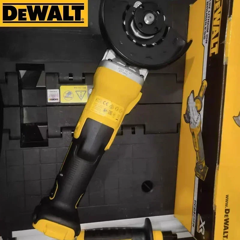 DEWALT Angle Grinder DCG405FN 18V Brushless Motor Cutting Machine 125mm Rechargeable Cordless Portable Polisher Power Tool