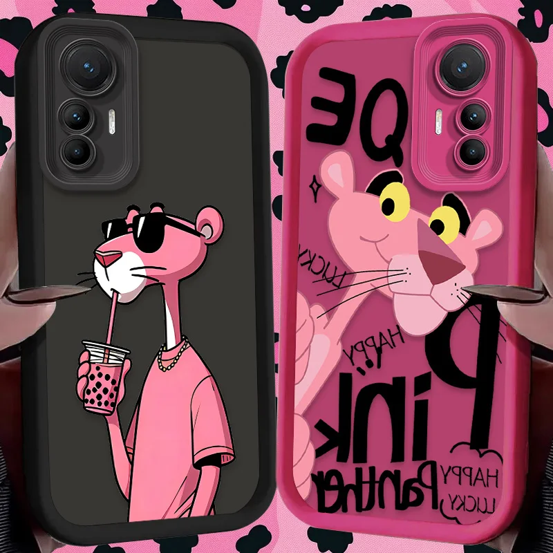 Pink Felidae Animal Case for Xiaomi Mi 13T 12T 11T 13 12 11 Lite 5G NE POCO X6 X5 X4 GT X3 NFC F3 F4 F5 F6 M6 Pro 4G M5S C65