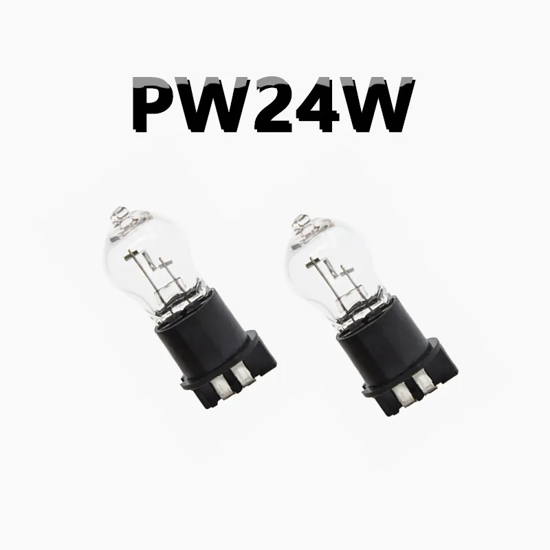 2Pcs 12V24W PW24W Halogen Lamp For Audi A4 VW CC Golf MK7 BMW F30 3 Series Skoda Yeti Daytime Running Lights DRL Warm White