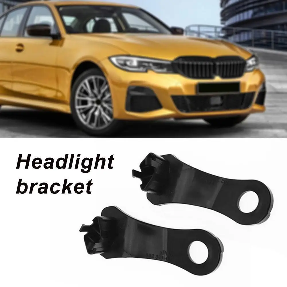 1/2 pasang lampu depan perbaikan lampu depan Kit Bracket klip 63126941478 untuk BMW 528i 535i Xdrive 2009-2010