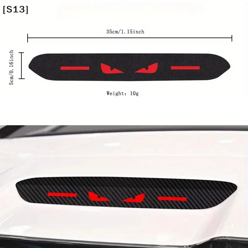 

New Car High Brake Light Sticker Rear Brake Light Decorative Sticker Luminous Brake Decorative Cover Devil Eye[Q]Q@